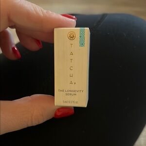Tatcha Longevity Serum with Gold and Cream Accents